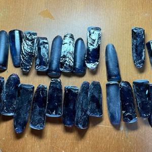 Corindon brut au prix d'usine # 33 # 34 pierres précieuses synthétiques en saphir bleu, corindon brut artificiel - Product Image 6