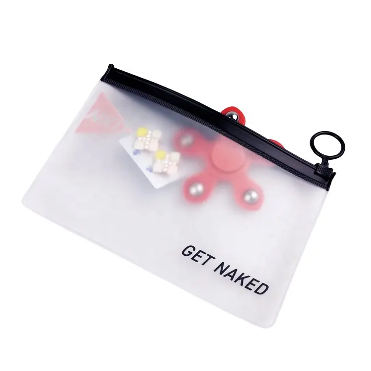 Tùy chỉnh in rõ ràng t Áo sơ mi đóng gói túi PVC Zip Pouch đồ lót Bikini túi không thấm nước Eva bao bì