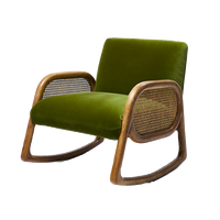 Chaise longue en bois massif de style nordique minimaliste, chaise de loisirs en tissu doux
