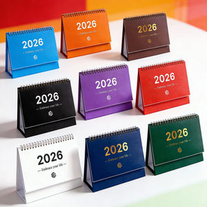 Calendario de Escritorio Mensual 2026 Personalizado para Empresas, Diseño Creativo y Simple en Color Rojo, Decoración de Oficina - Product Image 4