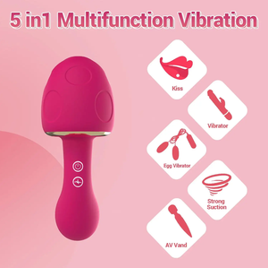 Consolador vibrador con calefacción USB para mujer, succionador de clítoris, masajeador de succión de clítoris, herramienta de placer Sexual para parejas - Product Image 3