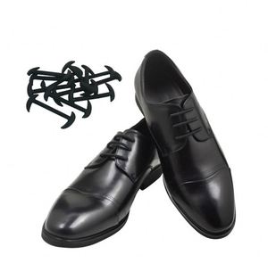 Lacets en silicone ronds de luxe pour chaussures en cuir, lacets élastiques sans nœuds en caoutchouc silicone, lacets rapides, lacets en silicone paresseux - Product Image 2