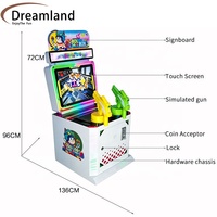 Machine de jeu de tir Planète de haute qualité et durable Dreamland, designs uniques, gameplay facile à utiliser, machine de jeu de puzzle à monnayeur