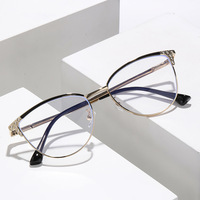 Lunettes de Lecture Unisexe Photochromiques Œil-de-Chat Monture Complète Style Européen et Américain, Incrustation Diamantée, Tendance Transfrontalière