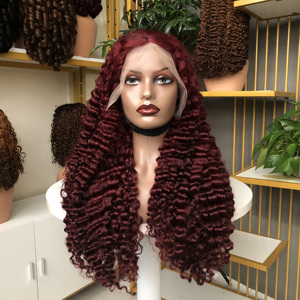 <span class=keywords><strong>Parrucche</strong></span> di lusso per capelli in Vietnam in stile birmano a tutta densità parrucca riccia - Product Image 4