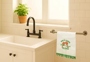 Serviette de cuisine en lin Wine & Friends |   Linge de cuisine et torchon réutilisables en lin 100% naturel, écologiques et de qualité supérieure - Product Image 2