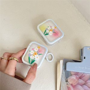 Housse de protection pour écouteurs sans fil TPU mat Bouquet exquis pour Apple pour AirPods 1 <span class=keywords><strong>2</strong></span> 4 <span class=keywords><strong>2</strong></span>-en-1 Protection complète du corps - Product Image 5