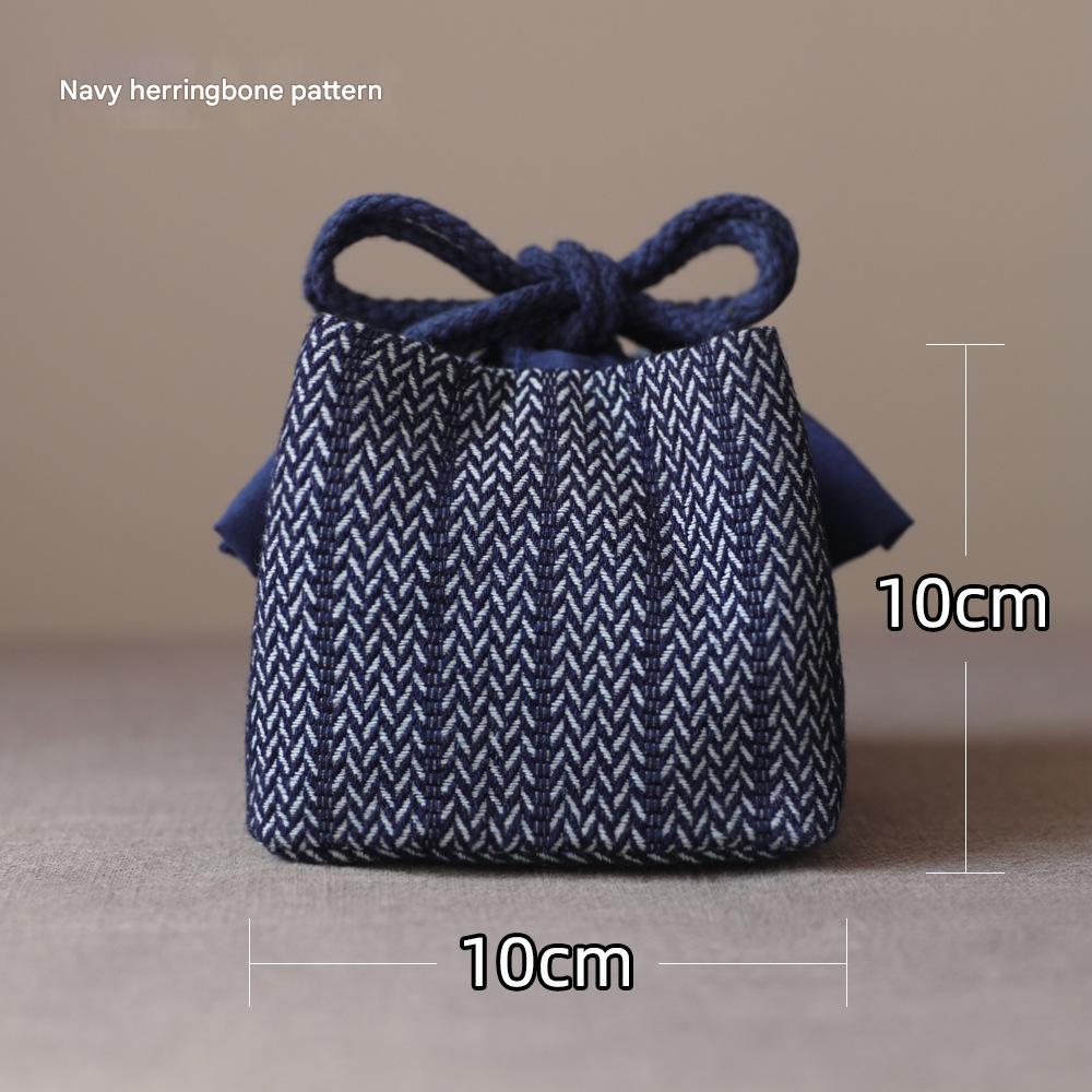 motif à chevrons bleu foncé