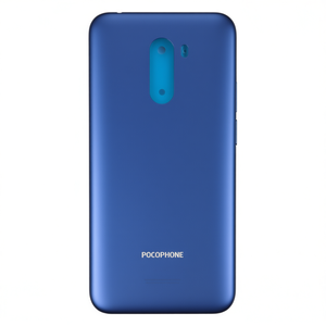 Cover posteriore Pocophone F1 blu tinta unita, custodia di ricambio per telefono - Product Image 2
