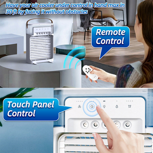 ODM Air Cooler Fan, Evaporative <b>Mini</b> Room Air Conditioners, Portable <b>AC</b> <b>Unit</b> Air Cooler with 4 in 1 Humidifier & 120° Rotating F - Product Image 6