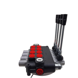 วาล์วควบคุมทิศทางแบบแมนนวลสองทาง P120 Hydraulic Distributor รุ่น 4P120-1-A1A1A1A1-G-KZ1 แบบโมโนบล็อก อัตราการไหล 120 ลิตร/นาที แรงดันสูงสุด 300 บาร์ - Product Image 5