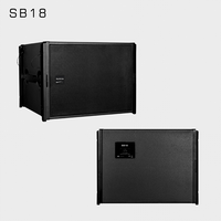Système Line Array professionnel de vente chaude double subwoofer passif de 10 pouces de 18 pouces pour les bars événements étapes spectacles
