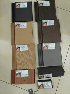 แผ่นผนัง WPC สีดำ ทนรังสียูวี ลายเส้นและลายตาราง แผ่นผนังคอมโพสิต ทันสมัย ป้องกันควัน สำหรับอาคารบ้านพักอาศัยภายนอก - Product Image 6