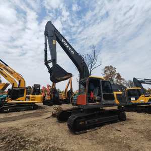 Excavatrice Volvo EC210D originale 20 tonnes pelleteuse d'occasion en bon état moteur 9 tonnes poids en ordre de marche disponible à la vente - Product Image 2