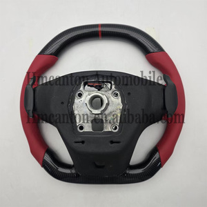 Le volant de direction en cuir perforé le plus populaire en fibre de carbone pour Chevrolet Camaro - Product Image 2