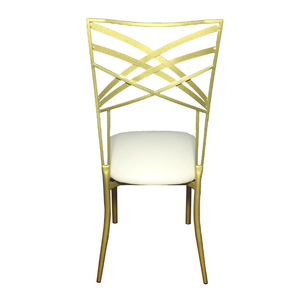 Nuevo diseño Marco de oro rosa decoración muebles banquete fiesta boda Hotel SILLA DE ACERO INOXIDABLE - Product Image 3