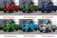 Véhicule utilitaire électrique robuste à 4 roues, mini-fourgonnette, tricycle cargo avec cabine, camionnette électrique pour usage en usine