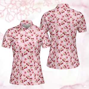 Summer Ladies Golf Short Sleeve T-<b>Shirt</b> Breathable Slim Outdoor <b>POLO</b> <b>Shirt</b> Custom Logo Golf Wear - Product Image 3