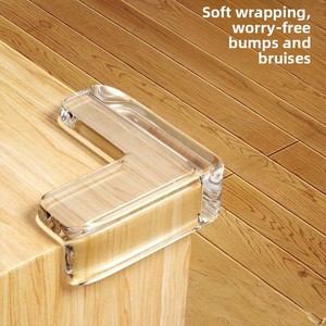 Protections d'angle transparentes en forme <span class=keywords><strong>de</strong></span> L, rembourrées et souples, <span class=keywords><strong>pour</strong></span> tables basses et autres <span class=keywords><strong>meubles</strong></span>, manchons <span class=keywords><strong>de</strong></span> <span class=keywords><strong>protection</strong></span> en PVC, lot <span class=keywords><strong>de</strong></span> 10 - Product Image 1