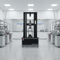 Máquina de Ensayo Universal Electrónica de Control por Computadora con Certificación CE ISO ASTM 100KN para Pruebas de Resistencia a la Tracción con Cámara de Alta y Baja Temperatura