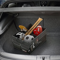 Boîte de rangement pour coffre de voiture pliable portable en polyester durable à compartiments multiples avec une capacité de charge de 5 kg