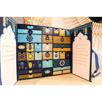 Boîte en carton personnalisée pour calendrier de l'avent du Ramadan, 30 jours, vide, impression cadeau, emballage de luxe, tiroir en carton vide pour le Ramadan