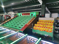 Machine de jeu de course de chevaux en bois RongXiang avec voix anglaise et lumières LED clignotantes, garantie 1 an, pour centres de divertissement familial