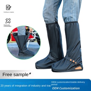 Copriscarpe Impermeabile in PVC Semplice per Pioggia, Antiscivolo, Resistente all'Usura, Rinforzato per <span class=keywords><strong>Moto</strong></span> e Attività all'Aperto - Product Image 3