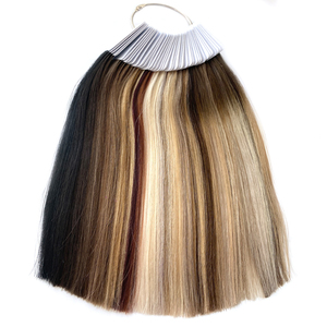 Campioni di Colore per Capelli Vergini Umani al 100% 2026 - Campioni di Prova per Saloni di Parrucchieri - <span class=keywords><strong>Solo</strong></span> Capelli Cinesi di Colore Scuro - Product Image 4