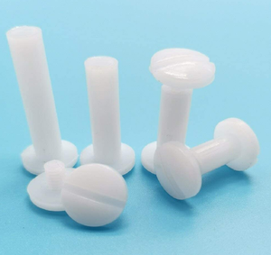 Hebilla de encuadernación para hombre y mujer de plástico blanco y negro/tornillo de remaches para álbum de fotos - Product Image 5