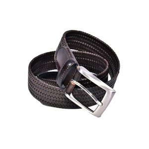 Thời trang người đàn ông da toàn cầu tái chế tiêu chuẩn dệt Vành đai dệt kim OEM tùy chỉnh Pin khóa căng đàn hồi bện vành đai - Product Image 5