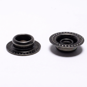 Ensemble de boutons-pression en laiton métallique de 12 mm avec logo personnalisé, 4 parties - Product Image 3