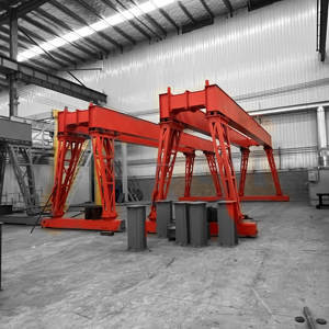 Grue <span class=keywords><strong>portique</strong></span> à double poutre montée sur rail BALANCE HENAN 50 tonnes avec télécommande de type boîte, dotée de composants essentiels : moteur - Product Image 3