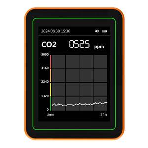 Akers Air Quality Monitor CO2 PM2.5 TVOC Formaldehyde Detector LCD Display 3.7V ZN-MT22 - Product Image 1