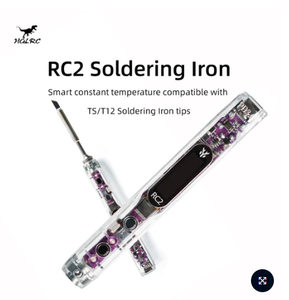 Soldador HGLRC RC2 con Pantalla OLED HD y Temperatura Constante Inteligente, Compatible con Puntas TS T12 para Reparación de <span class=keywords><strong>Drones</strong></span> FPV - Product Image 1