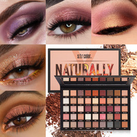 Logo personnalisé 45 Matte S.f.r Vente en gros Ombre à paupières OEM Surligneur Shimmer Papier Carton Maquillage Poudre Pressée Palette de fards à paupières