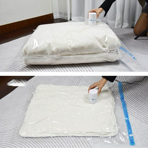 D5545 Sacchetto di Compressione da Viaggio <span class=keywords><strong>per</strong></span> Conservare Vestiti, Piumoni e Coperte, Sacchetti <span class=keywords><strong>Sottovuoto</strong></span> - Product Image 3