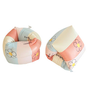 Bouée de natation gonflable ronde pour adultes et enfants, jouet aquatique en PVC, motif rayé, aide à la natation unisexe - Product Image 5