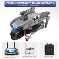 Drone AE60ultra S880 Pro Max GPS, portée de 10 km, évitement d'obstacles laser à 360°, caméra 4K, pliable pour les aventures en plein air