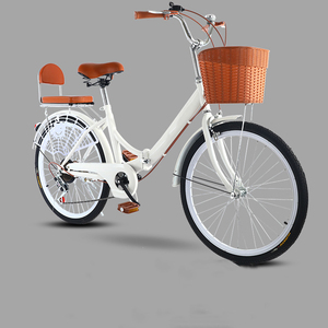 Vélo pliant pour femmes et hommes, léger, pour la ville, 24 pouces, en acier, vélo pliant pour femmes 24 pouces - Product Image 6