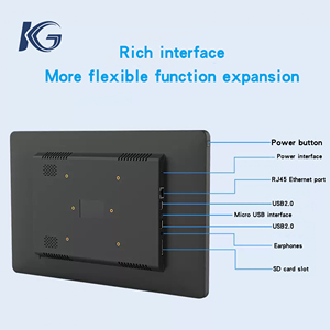 Khả năng thích ứng cao tất cả-trong-một công nghiệp PC màn hình cảm ứng thiết kế chống thấm nước với ổn định Android hệ điều hành - Product Image 5