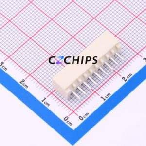 ZX-HA2.54-9PZZ-GW Wire-to-Board Pin Header Through hole Component (THT),P=2.5mm Connector 1x9P 2.5mm Through Hole 9P - Product Image 2