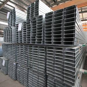 Galvanizado por imersão a quente, canal de aço leve de 2,5 polegadas perfurado, canal com fenda única, medidor de luz, ferro, tamanho do canal C - Product Image 6