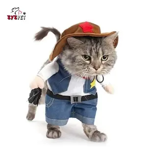 Zyz Kat Kostuum Kitten Kleding Shirt Cosplay Voor Katten Alleen Kattenkleding Outfit