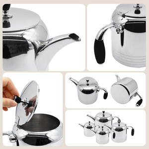 Чайник из нержавеющей стали 800 мл/1 л/1,5 л/2 л, экологичный, для чая и кофе, для заваривания рассыпного чая, для путешествий, подарок - Product Image 4