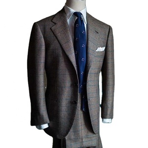Costume d'affaires à la mode MTM pour homme gris foncé - Product Image 1