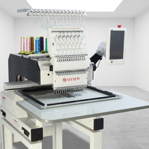 Máquina de Bordar Computarizada Automática de Una Cabeza MYSEW MBC1501 para Gorras y Camisetas, Uso Comercial, Computadora Dahao A15, 1200 RPM - Product Image 1