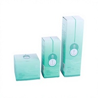Custom Embossed Logo Art Paperboard Box Matt Lamination Recyclable Luxury Tuck Top Packaging for Skincare Serum Face Cream