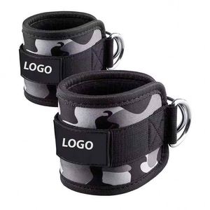 Fitness Strength Training Ankle Straps Leg Cable Attachment Pulley <b>Machine</b> Weight D Ring Gym Lifting Anklets - Product Image 1