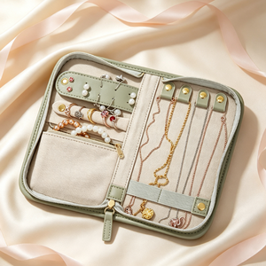 Nouvelle pochette de rangement portable pour bijoux, pochette de rangement multifonctionnelle pour bijoux, vente en gros de pochettes pour bijoux - Product Image 4